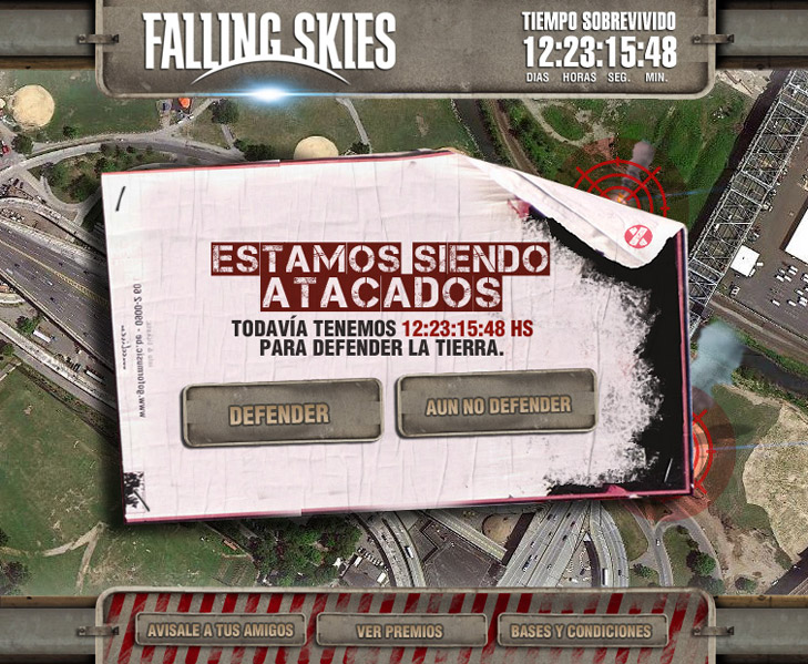 Falling skies